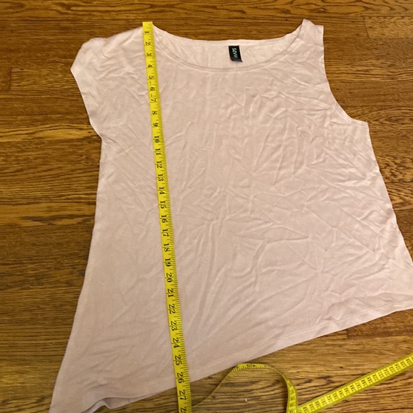 SAVVI MD Light Rose Pink (Light Mauve) Asymmetrical DARCY Top - Picture 11 of 14